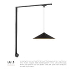 Kit mural LED Kuzco Lighting TR1W-P73915-BK Trilo - Luiz en noir