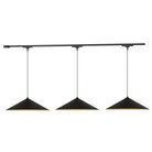 Kit de plafond LED Trilo - Luiz en noir - Kuzco Lighting TR3L-P73915-BK