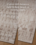 Tapis Loloi Rugs LUNELUN-02IVMSH Lune LUN-02 Ivoire / Champignon