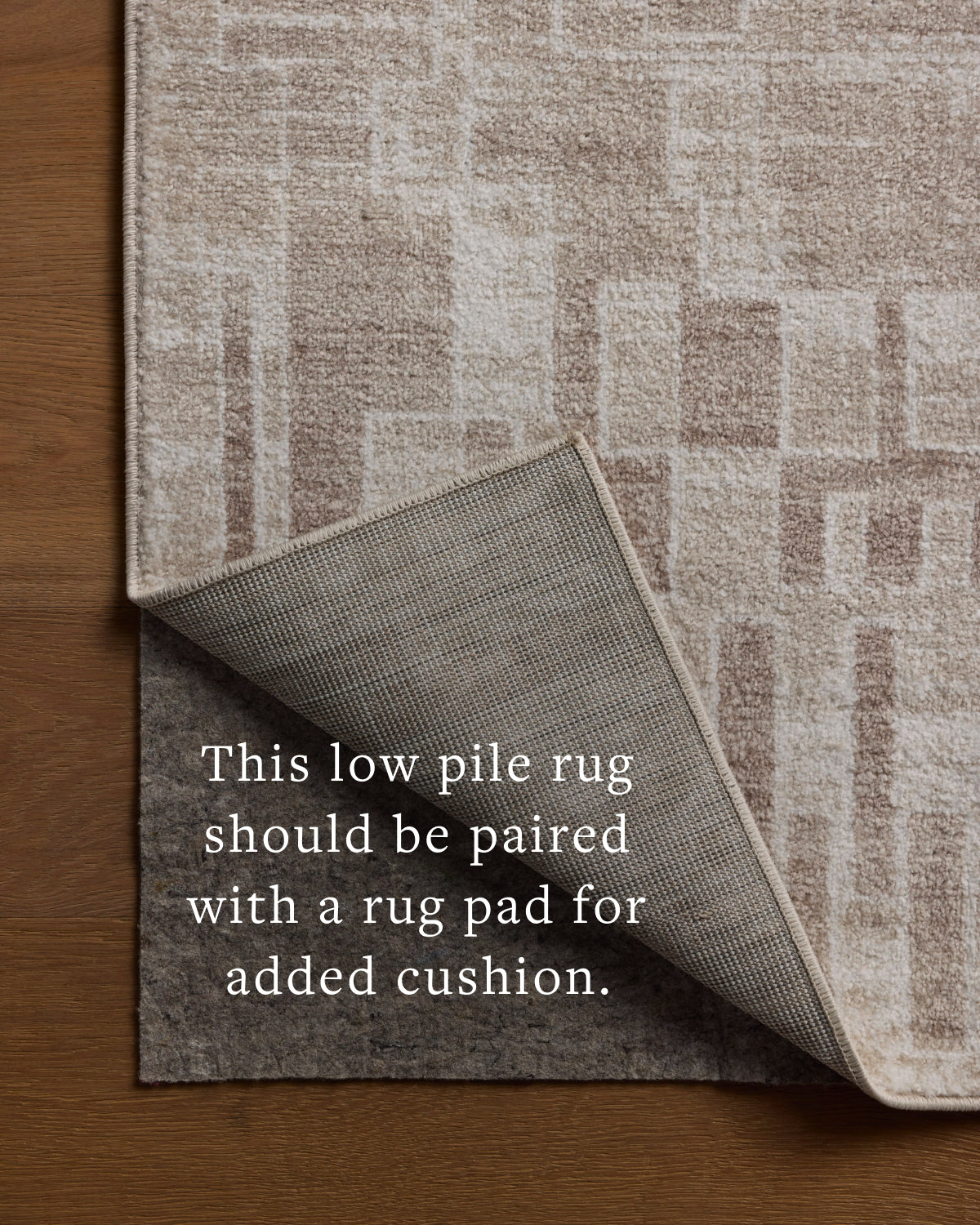 Tapis Loloi Rugs LUNELUN-02IVMSH Lune LUN-02 Ivoire / Champignon