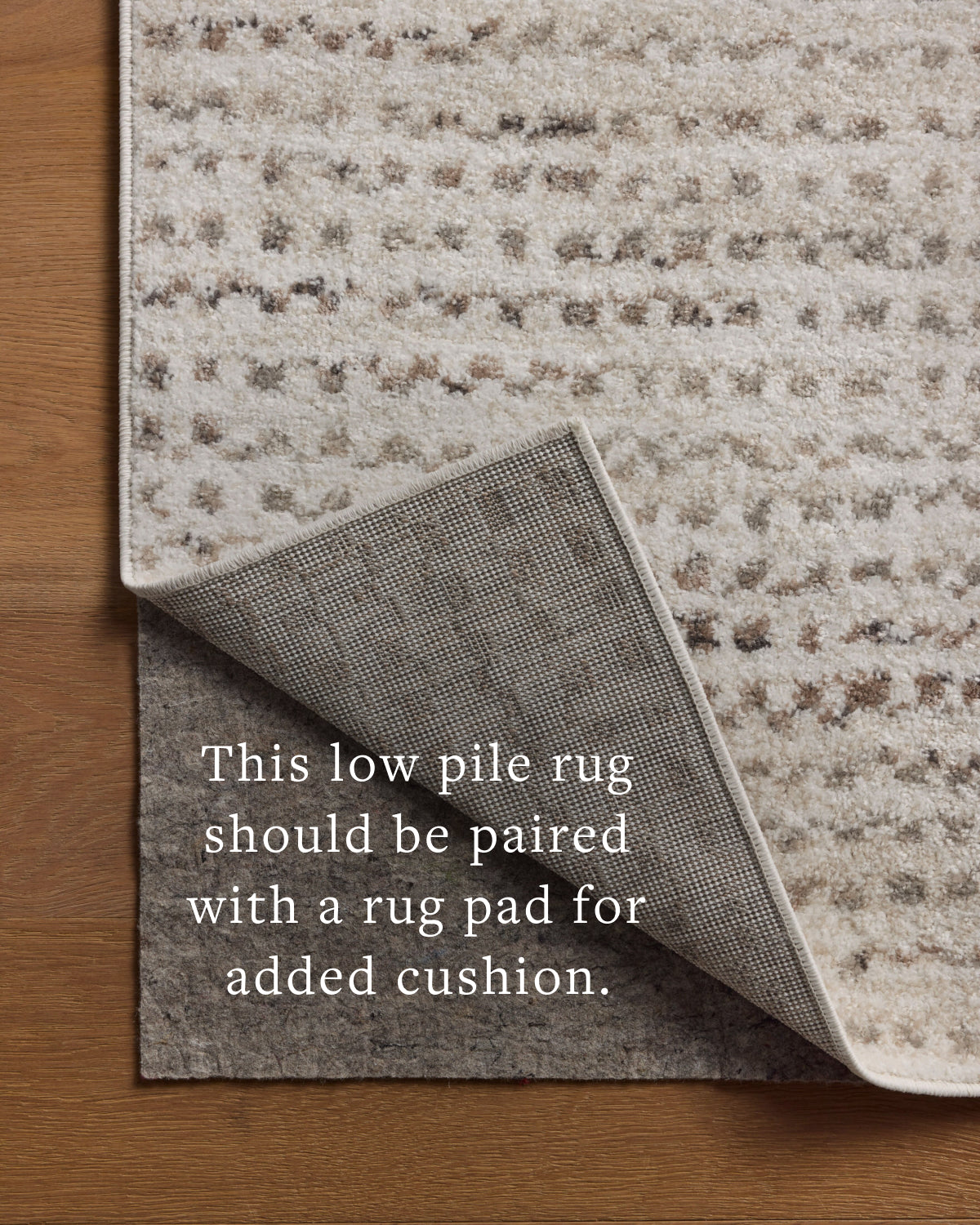 Tapis Loloi Rugs LUNELUN-04IVPP Lune LUN-04 Ivoire / Galet