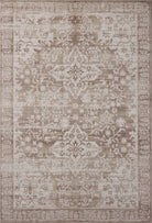 Tapis Loloi Rugs LUNELUN-05TAIV Lune LUN-05 Taupe / Ivoire