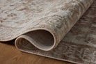 Tapis Loloi Rugs LUNELUN-05TAIV Lune LUN-05 Taupe / Ivoire