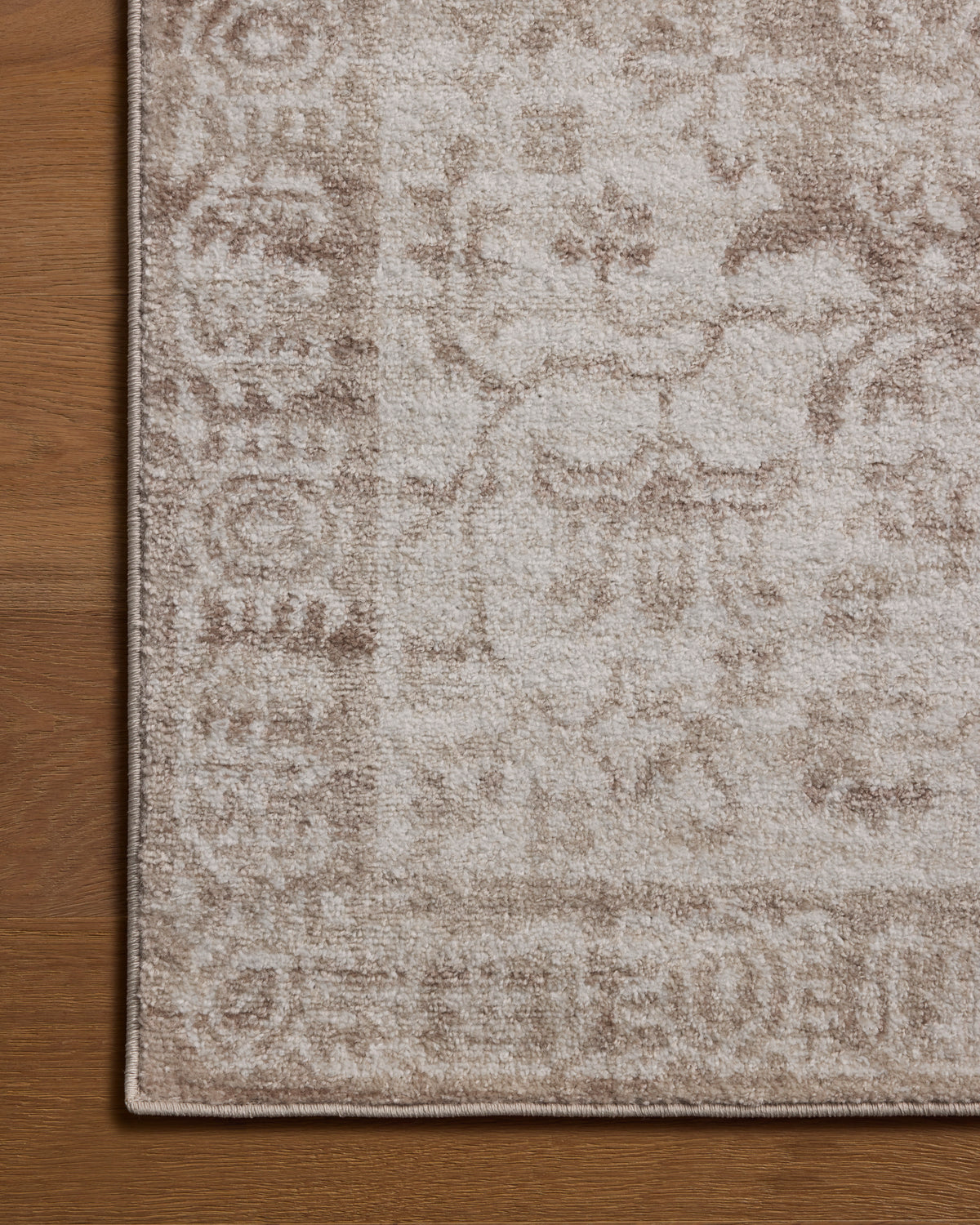 Tapis Loloi Rugs LUNELUN-05TAIV Lune LUN-05 Taupe / Ivoire