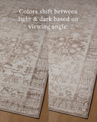 Tapis Loloi Rugs LUNELUN-05TAIV Lune LUN-05 Taupe / Ivoire