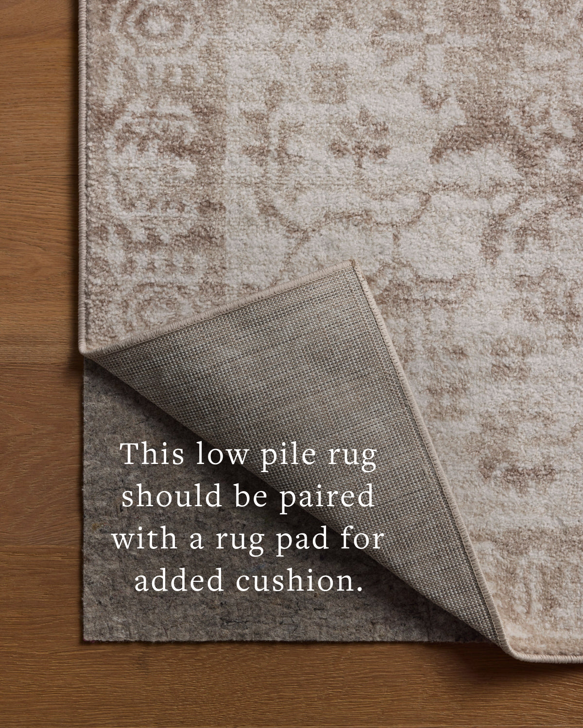 Tapis Loloi Rugs LUNELUN-05TAIV Lune LUN-05 Taupe / Ivoire