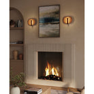 Kuzco Canada - WS20809-PW/VB - LED Murale - Lustre - Blanc perle/Laiton vintage