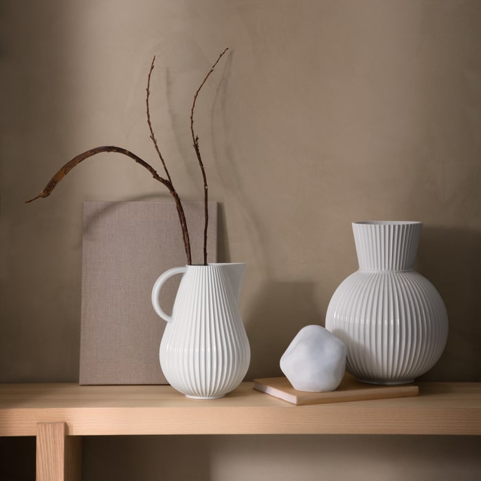 Lyngby Porcelæn 201461 Tura Vase in White
