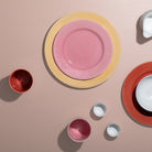 Lyngby Porcelæn 201930 Rhombe Color Plate in Rose