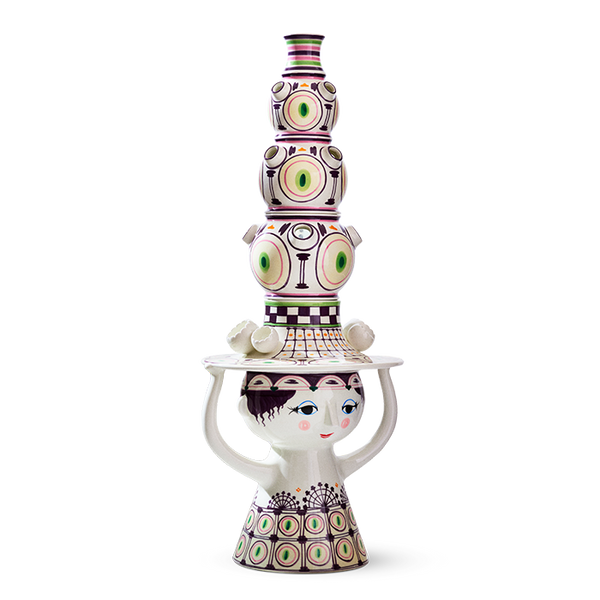 Vase de sol Dame au chapeau