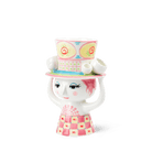 Bjørn Wiinblad 56567 Lady with Hat Vase in Pink/Yellow