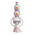 Bjørn Wiinblad 56056 Lady with Hat Tulip Vase in Pink