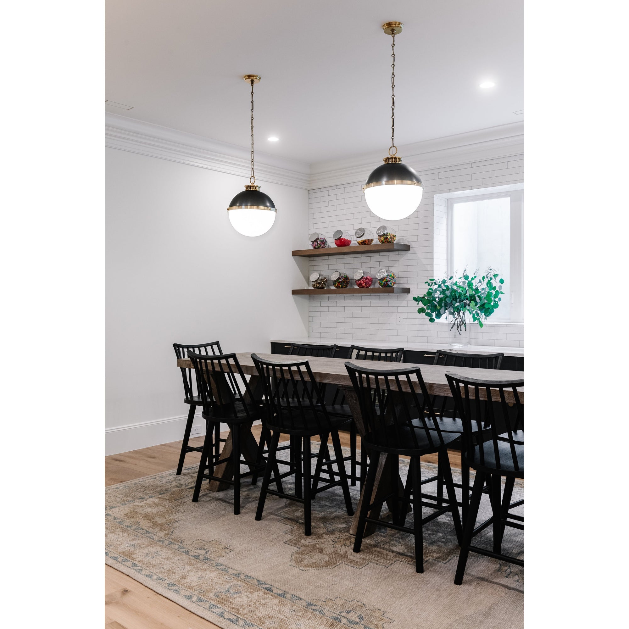 Hudson Valley Lighting - Latham Pendant - 4019-ADB | Montreal Lighting & Hardware