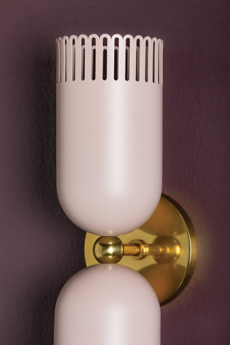 Mitzi H884102-AGB/SPG Liba Murale en Soft Peignoir
