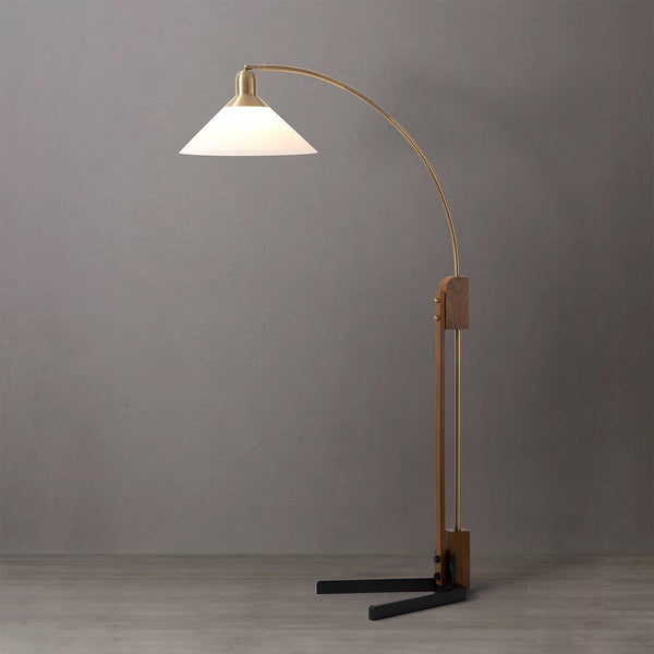 Melmar Chairside Arc Floor Lamp