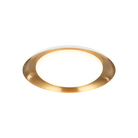 Éclairage Matteo M12215WHAG Lalonde LED Plafonnier intérieur en laiton doré vieilli blanc