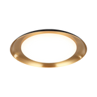 Matteo Lighting M12218BKAG Lalonde LED Plafonnier intérieur en laiton doré vieilli noir