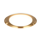 Éclairage Matteo M12218WHAG Lalonde LED Plafonnier intérieur en laiton doré vieilli blanc