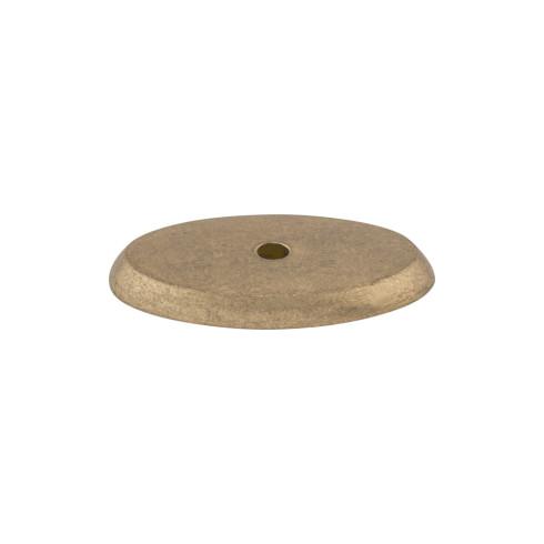Top Knobs - M1441 - Aspen Oval Backplate  - Aspen - Light Bronze