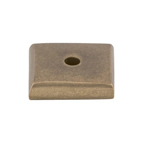 Top Knobs - M1446 - Aspen Square Backplate  - Aspen - Light Bronze