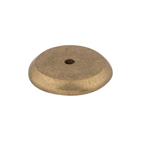Top Knobs - M1461 - Aspen Round Backplate  - Aspen - Light Bronze