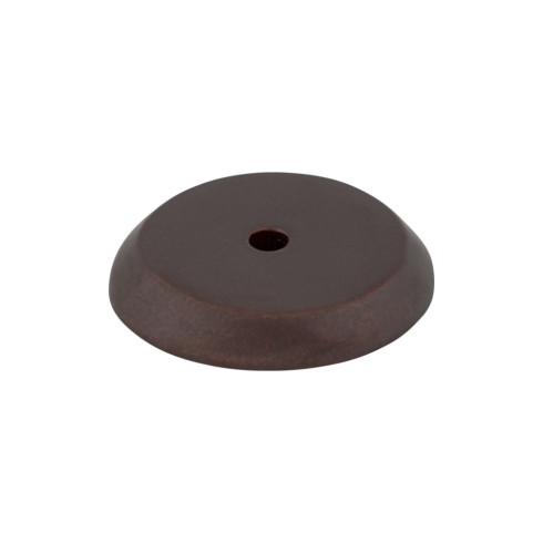 Top Knobs - M1463 - Aspen Round Backplate  - Aspen - Mahogany Bronze