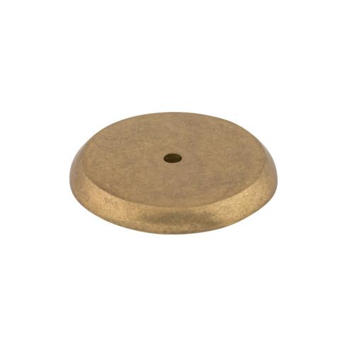 Top Knobs - M1466 - Aspen Round Backplate  - Aspen - Light Bronze