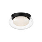 Matteo Lighting M15701MB Caspian LED Flush Mount in Matte Black