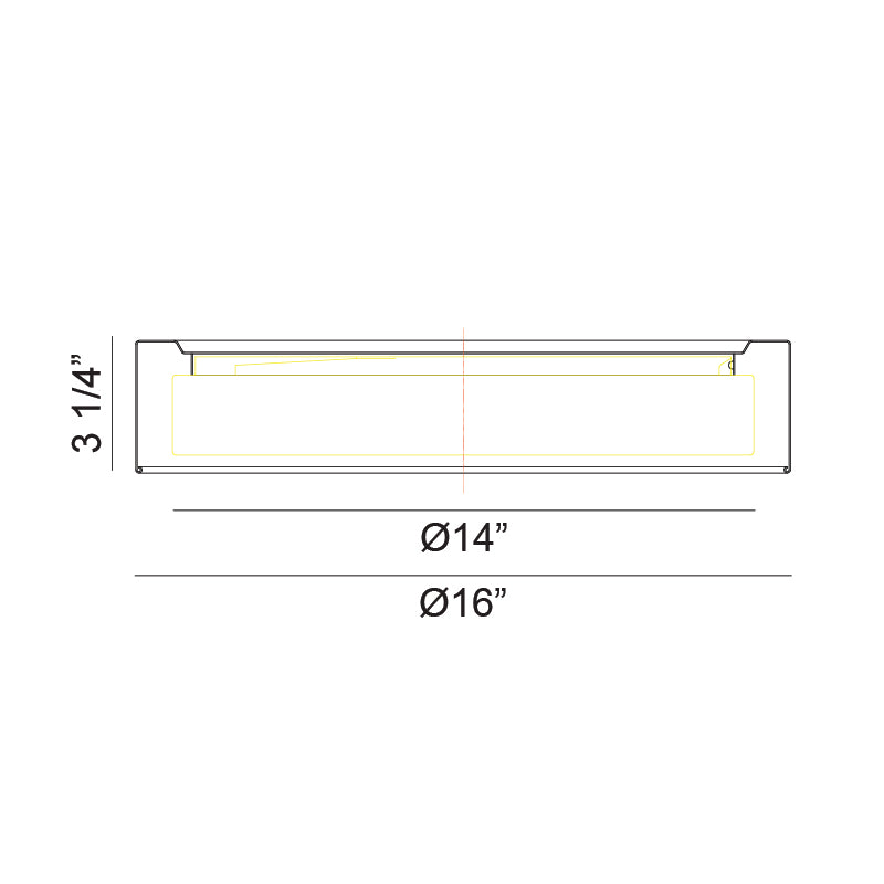 Matteo Lighting M16616MB Ezra LED Flush Mount in Matte Black