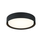 Matteo Lighting M16616MB Ezra LED Flush Mount in Matte Black
