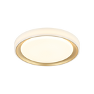 Matteo Lighting M19015GL Oculus LED Flush Mount in Gold