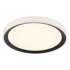 Matteo Lighting M19019BK Oculus LED Flush Mount in Black