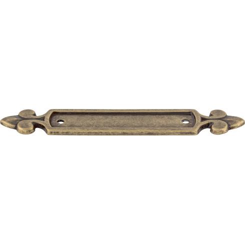 Top Knobs - M195 - Dover Backplate  - Tuscany - German Bronze