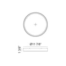 Éclairage LED Delta Matteo M21712CG Plafonnier en or champagne