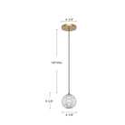 Alora Lighting PD321201NB Marni LED Mini Pendant in Natural Brass