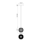 Alora Lighting PD321201NB Marni LED Mini Pendant in Natural Brass