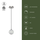 Alora Lighting PD321201NB Marni LED Mini Pendant in Natural Brass