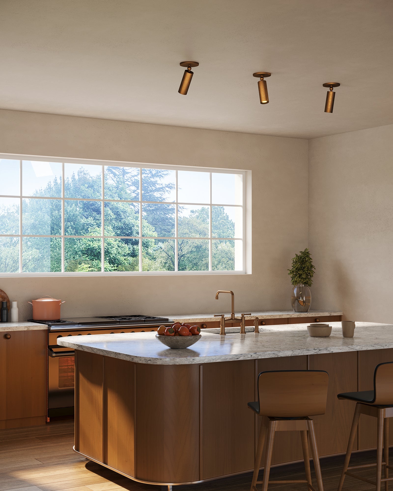 Kuzco Canada - SF90477-UB - LED Semi-Flush Mount - Mason - Urban Bronze