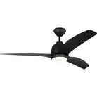 Visual Comfort Fan Collection 3AVLCR54MBKD Avila Coastal LED Ceiling Fan