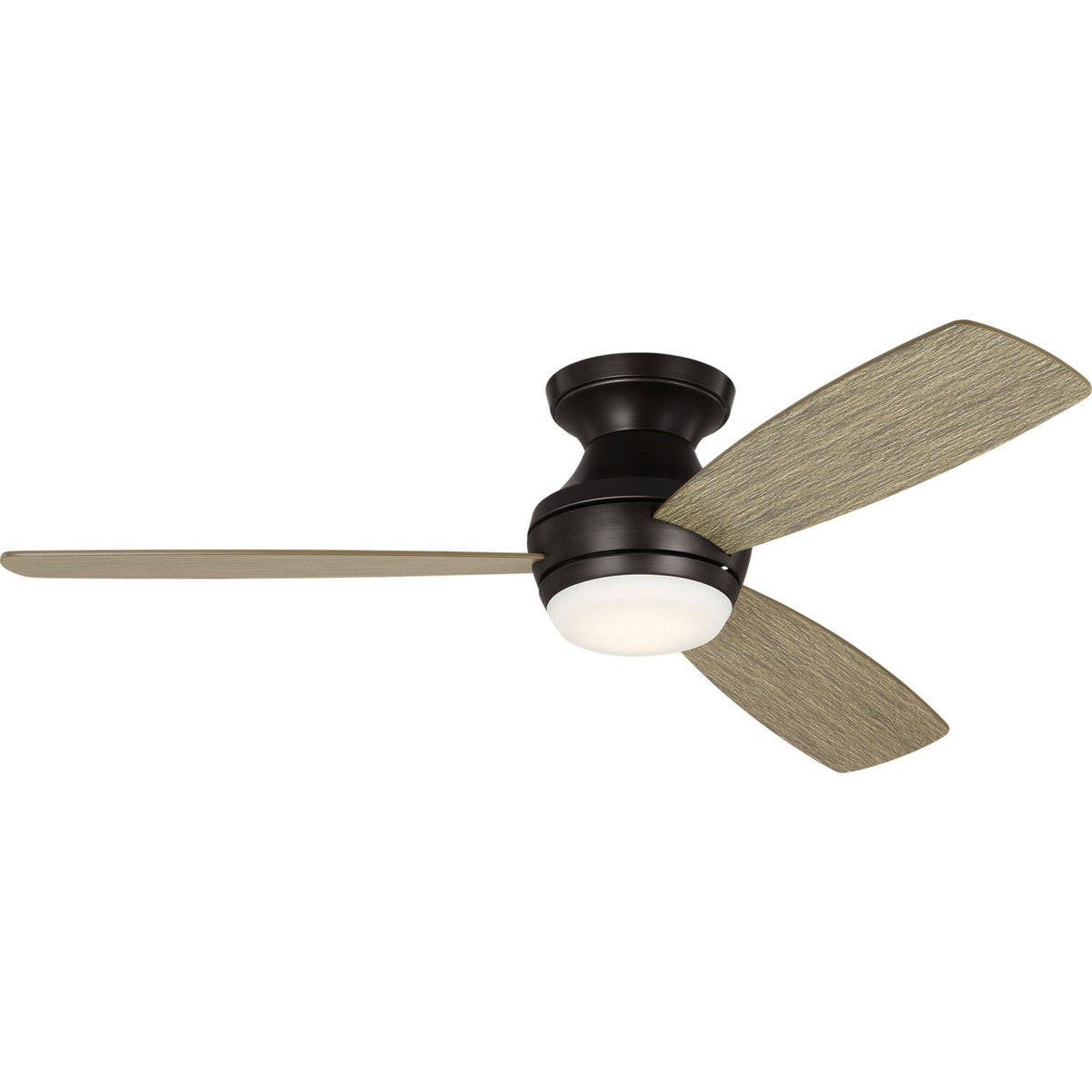 Confort visuel Ventilateur  Collection 3IKR52AGPD Ikon Plafonnier LED semi-encastré 52" Ventilateur 