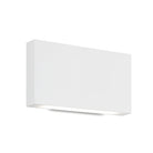 Applique murale extérieure à LED Kuzco Lighting AT67010-WH-UNV Mica, blanche