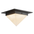 Alora Canada - FM345084PTBAR - Une lumière Plafonnier - Minéral - Patine Laiton/Albâtre