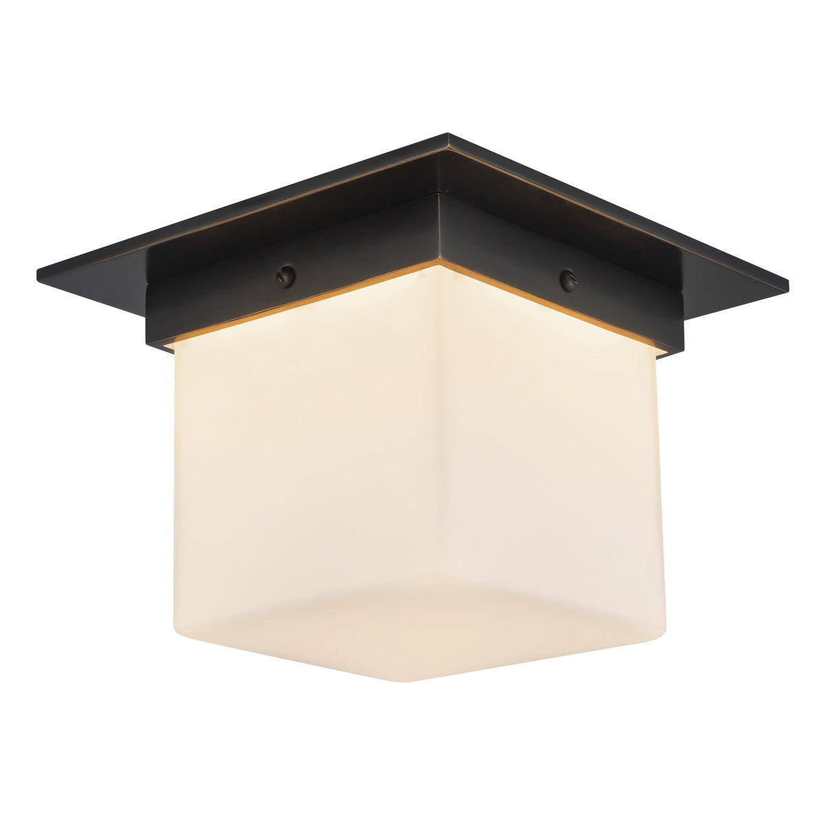 Alora Canada - FM356085UBOP - Une lumière Plafonnier - Minéral - Bronze urbain/Verre opale mat