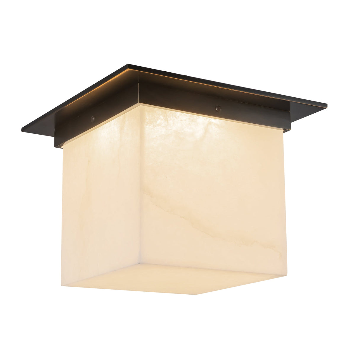 Alora Canada - FM356118UBOP - Une lampe Plafonnier - Minéral - Bronze urbain/Verre opale mat