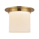 Alora Canada - FM360118UBAR - Une lampe Plafonnier - Minéral - Bronze urbain/Albâtre