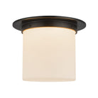 Alora Canada - FM360118UBOP - Une lampe Plafonnier - Minéral - Bronze urbain/Verre opale mat