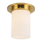 Alora Canada - FM360808UBAR - Une lumière Plafonnier - Minéral - Bronze urbain/Albâtre