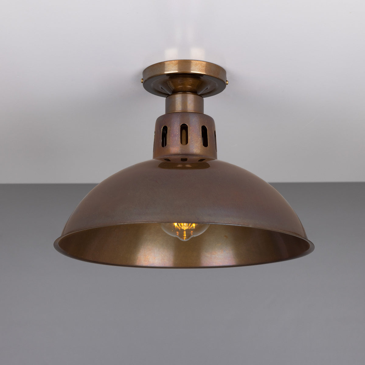 Paris Industrial Brass Ceiling Fitting