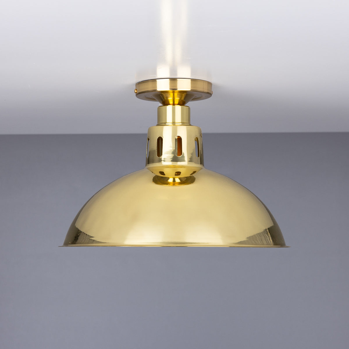 Paris Industrial Brass Ceiling Fitting