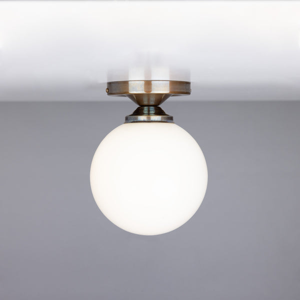 Yaounde Flush Globe Ceiling Light